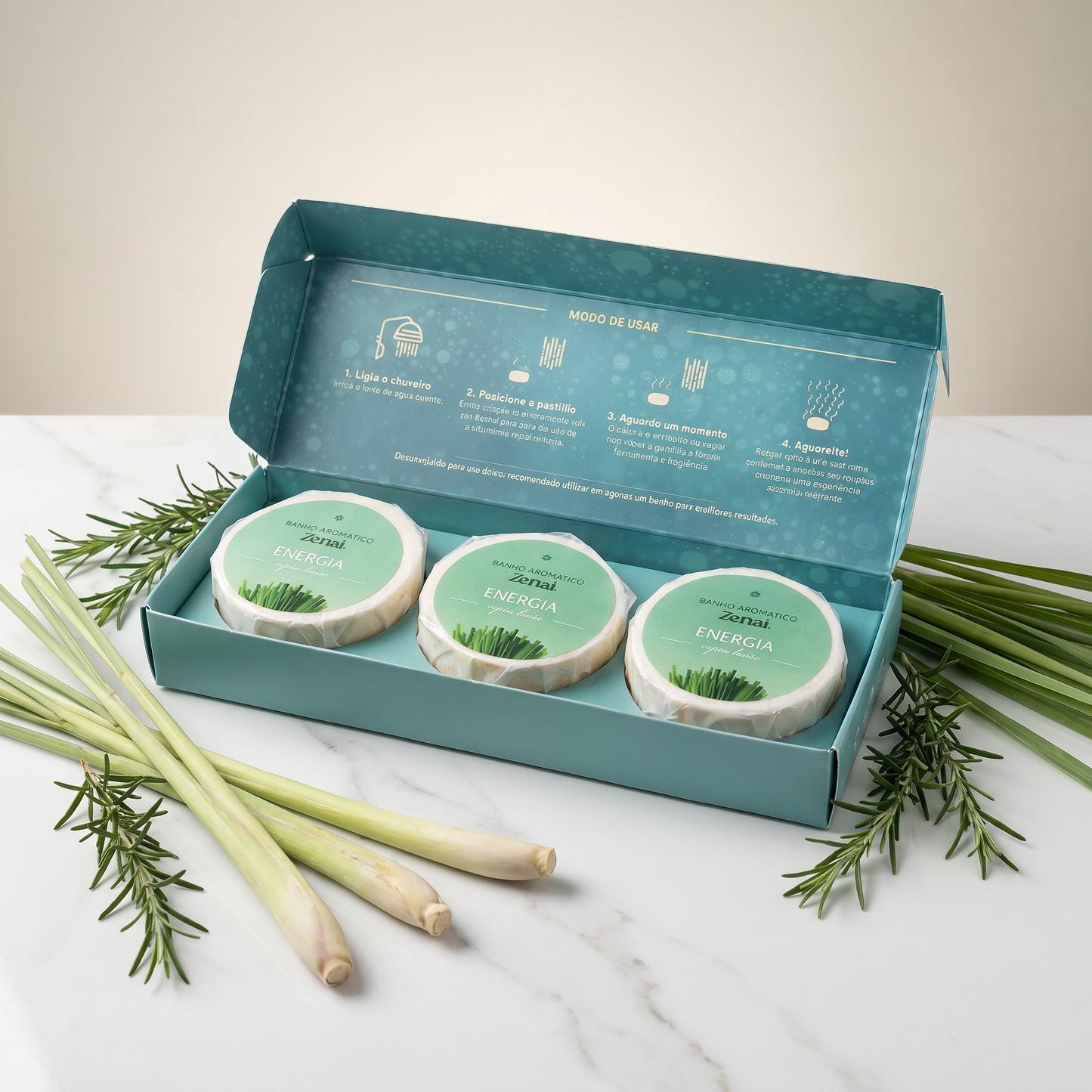 Banho Aromático - Shower steamer
