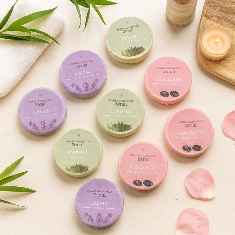 Tabletes aromáticos efervescentes para seu Spa em Casa