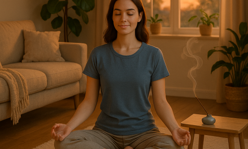 Como a respiração consciente e incenso podem aliviar o estresse das redes sociais